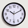 thumbnail image 3 of Reloj de pared de plástico de 10 pulgadas (25 cm) Reloj de cuarzo Reloj de pared para dormitorio y salón Reloj, 3 of 8