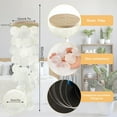 thumbnail image 2 of Sinkoo Wind Chimes for Outside, Handcrafted White Capiz Shells Windchime Coastal Style Decor for Indoor/Outdoors, Garden Decor, Shells Wind Chimes Lovers and More, 2 of 6