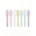 thumbnail image 3 of 10Pcs Crystal Clear Disposable Plastic Tableware Set with Fork Knife Spoon for Cake Dessert Suitable for Parties And Events, 3 of 9