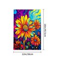 thumbnail image 4 of Amhnf Vibrant Colorful Daisy Garden Flag For Home Outdoor Garden Yard Decor 12x18 inch, 4 of 5