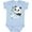 AE-Light Blue, variant on My Aunt Loves Me Cute Panda Boys or Girls Baby Bodysuit