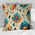 thumbnail image 2 of Designart "Earthy Nomadic Artwork" Boho Printed Throw Pillow, 2 of 5