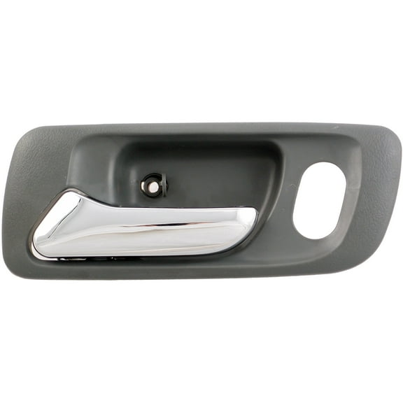 Dorman 82242 Front Driver Side Interior Door Handle for Specific Honda Models, Chrome Lever; Gray Housing