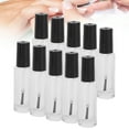 thumbnail image 3 of Botella de esmalte de uñas con tapa del cepillo, transparente 7.7 x 2 cm / 3 x 0.8in botella de esmalte de uñas vacío 10pcs fácil de usar 8 ml para esmalte de uñas para, 3 of 7