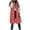 Wine, variant on Brnmxoke Womens Long Puffer Vest Zip Up Hooded Lightweight Sleeveless Padded Gilet with Pockets,Casual Winter Warm Thicken Quilted Jacket Down Coats