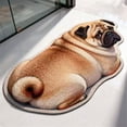 thumbnail image 5 of CoreLiving Dog Shaped Rug, Cute Dog Bath Mat, Soft Plush Non-Slip Absorbent Bathroom Floor Mat, Washable Welcome Doormat for Front Door Indoor Entrance, 1 Count, 5 of 8