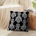 thumbnail image 4 of LALILO Throw Pillow Covers Antique Damask Black And White Floral Cushion Cover 18" x 18", 2 Pack, 4 of 6