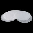 thumbnail image 2 of BUYISI 100Pcs Round Bamboo Steamer Pad Paper Air Fryer Steamer Liners Perforat Wood Pulp Papers Non-Stick Mat Dumplings Cooking Mat 4 Inch, 2 of 5