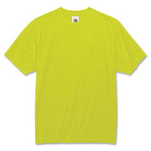 Ergodyne EGO21553 GloWear Non-Certified Lime T-Shirt- Medium