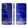thumbnail image 3 of DesignSkinz Vivid Agate Vein Slice Blue V9 Full-Body Skin Decal Wrap Cover for iPhone 15 Pro Max, 3 of 9