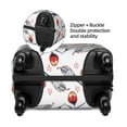 thumbnail image 4 of Lsque Tulips Flowers Printed Luggage Cover, Travel Luggage Protector,Scratch and Dirt Resistant, Fits 18-32 Inch Luggage -, 4 of 9