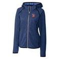 thumbnail image 2 of Women's Cutter & Buck Heather Royal Denver Broncos Throwback Logo Mainsail Full-Zip Jacket, 2 of 3