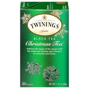 Twinings Christmas Tea Cinnamon and Clove Black Tea Bags, 20 Count Box