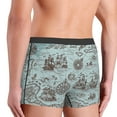 thumbnail image 5 of Disketp Pirate Adventure Map Men'S Boxer Briefs,Soft And Breathable Cotton Underwear With Comfortflex Waistband, 5 of 9