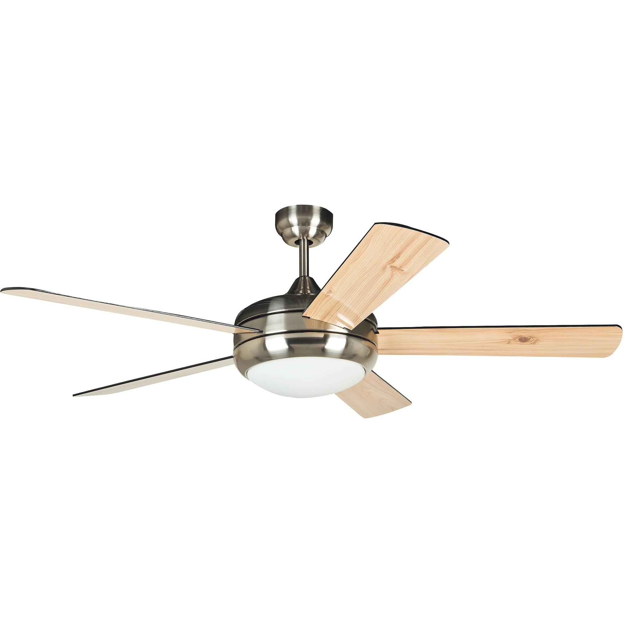 Litex Industries Titan 52 Hangdown Ceiling Fan Satin Chrome Finish Litex Industries Titan 52 Hangdown Ceiling Fan Satin Chrome Finish Single Light Kit With 5 Blades Com