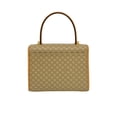 thumbnail image 3 of Pre-Owned CELINE Macadam Circle Logo Leather 2-way Handbag Shoulder Bag Beige 06863 (Good), 3 of 10
