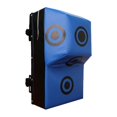 thumbnail image 1 of Boxing Wall Target Focus Target Training Strike Padling Mall montada para deportes de práctica doméstica de gimnasia fáciles de instalar Azul l ajustable, 1 of 8