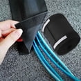 thumbnail image 3 of Cable Grip Floor Cable Cover Cords Cable Protector Cable Management Only for Commercial Office Carpet (Black,10 Feet), 3 of 7