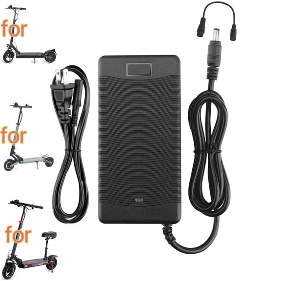 48 Volt 3-Prong Battery Charger for Evercross H5,Vsett 8,8 ,9 ,JOYOR S5,G5,Y7-S