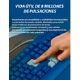thumbnail image 3 of TECLADO GETTTECH COLORFUL GGK-ESMWR-02-BL CON REPOSA MANOS USB TECLAS HASTA 8 MILLONES DE PULSACIONES AZUL, 3 of 12