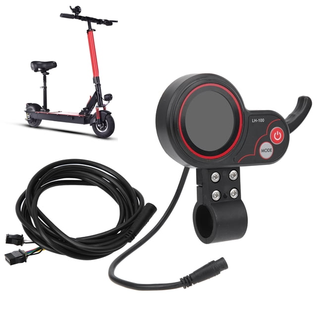 Acelerador de pulgar con pantalla, cómodo acelerador de pulgar eléctrico, mano de obra Prácticos 3 niveles de retroiluminación para patineta eléctrica Scooter eléctrico(Pisa Leaning Tower Ty EOTVIA NO