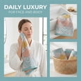 thumbnail image 6 of REGALWOVEN Boho Cotton Hand Towel, Cute Pattern Soft Absorbent Bathroom Towel, Decorative Towel for Home, Spa, Hotel 29" x 13" Green Orange 1pk, 6 of 7