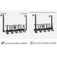thumbnail image 4 of Injueey Colgador de toallas de baño de acero inoxidable montado en la pared, anticorrosivo, resistente, gancho trasero para puerta, soporte para Accesorios de baño Negro Injueey HA065228-01, 4 of 6