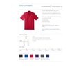 thumbnail image 2 of Port Authority K512 Vertical Texture Polo Shirt - Blue Jewel - 2X-Large, 2 of 2