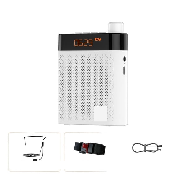 K6 Loudspeaker Little Bee Teacher Tour Guide Dedicated Speakers Amplifier With Mic Phone Bluetooth Dual-speaker Voice Amplifier ,Comfortable and Portable