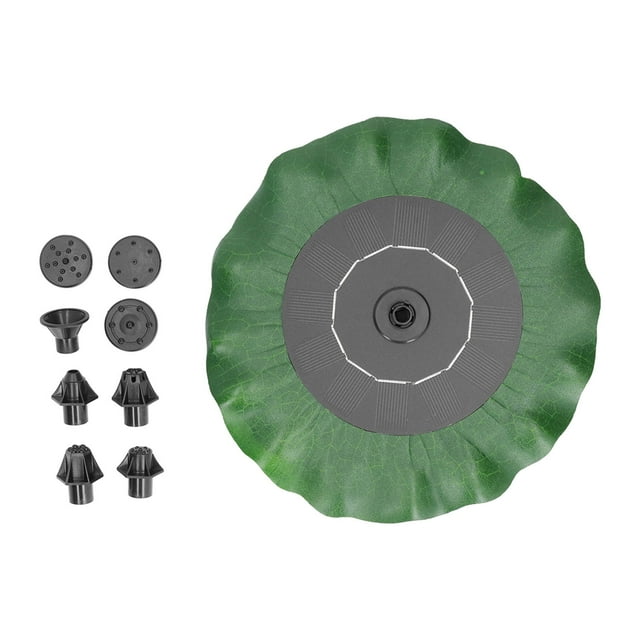 Oubit Solar Fountain Pump,Lotus Leaf Floating Fountain Solar Fountain Lotus Leaf Floating Fountain Professionally Tested