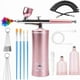 thumbnail image 1 of Aerógrafo para Uñas, Kit de Aerógrafo Inalámbrico, Compresor de 2 Niveles, Presión de 36 Psi, Máquina de Aerógrafo Recargable para Arte de Uñas, 1 of 6