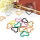 thumbnail image 2 of 20 piezas de clips de papel de forma especial Zulema clip de papel corazón metálico, 2 of 8
