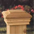 thumbnail image 1 of MAINE ORNAMENTAL 72262 4 x 4 Capuchon Classique en Cèdre, 1 of 1