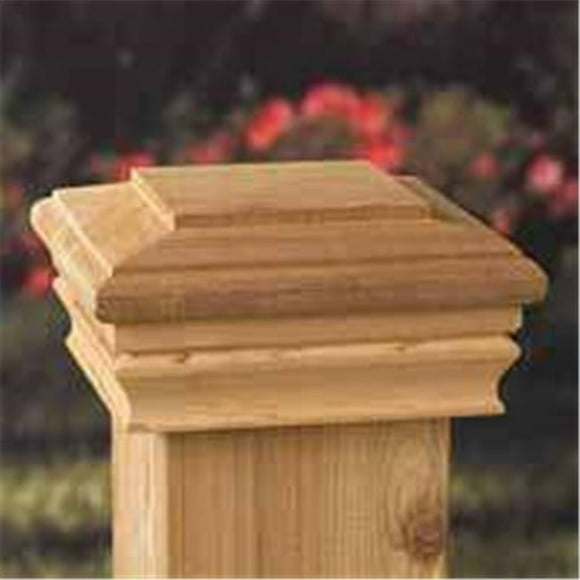 MAINE ORNAMENTAL 72262 4 x 4 Classic Post Cap Cedar