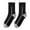 Black, variant on Kmdttou Women's Long Socks Comfortable Fashion Trend All-Match Socks Casual Soft Lightweight Quarter Socks