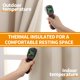 thumbnail image 3 of Cortinas opacas Youngstex Champagne 42 x 122 cm, 2 paneles, 3 of 8