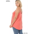 thumbnail image 4 of TheLovely Women & Plus Front and Back Reversible Spaghetti Strap Flowy Cami Tank Tops, 4 of 5