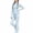 Light Blue#1, variant on Hzzrkos Girls Casual Athletic Solid Color Stand Collar Long Sleeve Full Zip Jacket and Flared Pants Tracksuit Set Running Fitness Outfit Activewear Lounge Set Light Blue#1