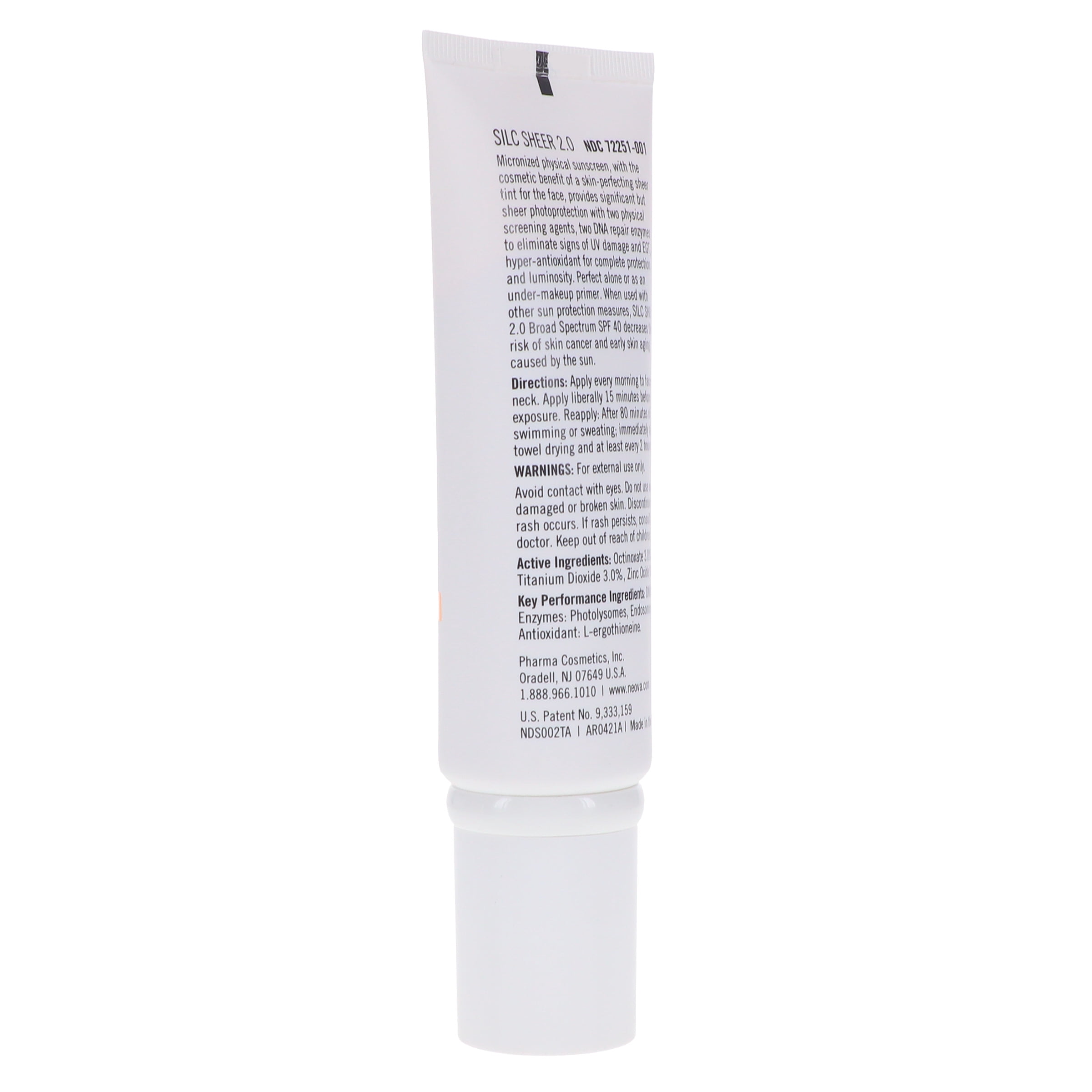 Neova DNA Damage Control Silc Sheer 2.0 SPF 40 2.5 oz