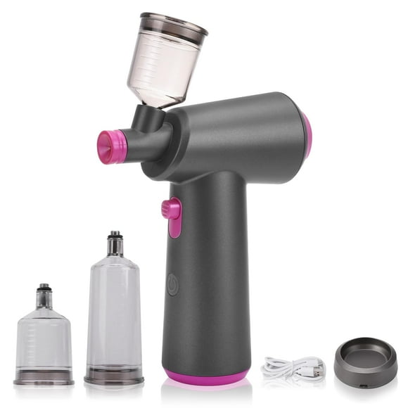 VARIPOWDER Spray Tan Machine, Portable Spray Tanning Gun Machine with Brushless Motor, Rechargeable HVLP Airbrush Spray with 100ml Cup for Beach Tan, Mobile Tan, Self Ta
