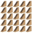 thumbnail image 1 of SHISUYAN 50 Pcs Boîte à Sandwich Boîte d'Emballage en Papier Contenant de Rangement Imperméable, 1 of 8