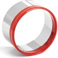 thumbnail image 1 of Large Round Cookie Cutter 5", Biscuit Cutter, Circle Cookie Cutter for Baking, Small Cake Cutter, Dough Cutter, Coated with Soft PVC for Protection, 1 of 6