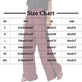 thumbnail image 2 of Aofany Womens Slacks Elastic Waist Straight Leg Pants Plus Size Casual Loose Commuting Trousers with Pockets, 2 of 8
