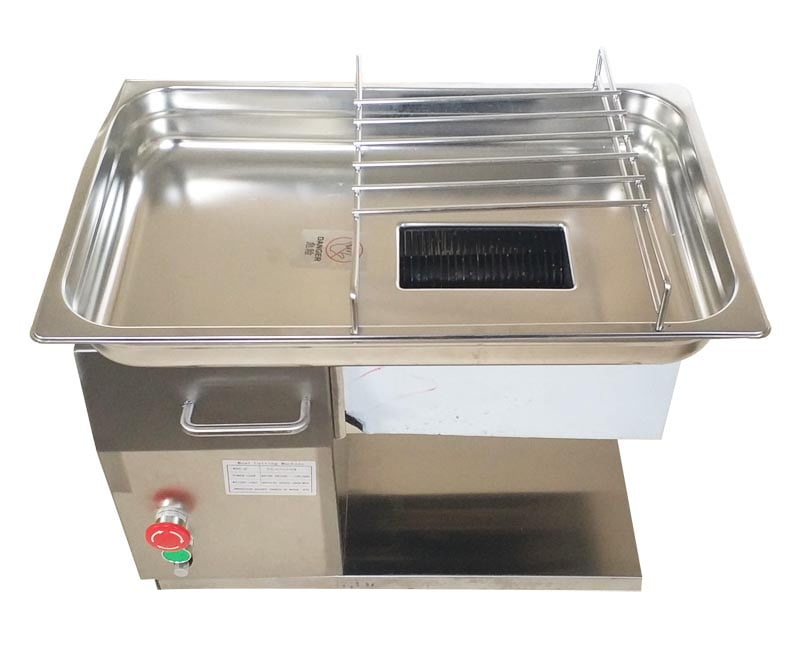 TECHTONGDA Commercial Electric Meat Cutting Machine Slicer Cutter Steak Beef Pork Cuts QH 5mm