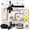 Black Bow, variant on Brown Get Well Soon Gift Basket 10-Piece Care Set for Women
