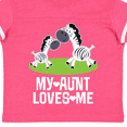 thumbnail image 4 of Inktastic My Aunt Loves Me Zebra Zoo Animal Boys or Girls Toddler T-Shirt, 4 of 5