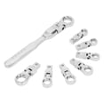 thumbnail image 3 of Oubit Clé à Rochet Interchangeable 9pcs Clé à Rochet Interchangeable Set Clé en Acier Chromé Vanadium Multifonctionnelle, 3 of 9