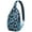 Colorful, variant on Colorful Artistic Sling Backpack with Fashionable Pop Art Design, Lightweight Crossbody Bag Featuring Rainbow Gradient and Psychedelic Elements for Daily Use