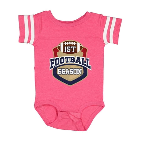 

Inktastic 1st Football Season Outfit Gift Baby Boy or Baby Girl Bodysuit
