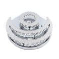 thumbnail image 6 of Modern Crystal Moon Shaped Ceiling Light Fixture LED Chandelier Bedroom Lamp 43W, 6 of 15